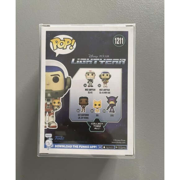 Funko Pop Lightyear 1211 Buzz Lightyear XL-15 with Sox Disney Pixar Vinyl Figure - Picture 2 of 4